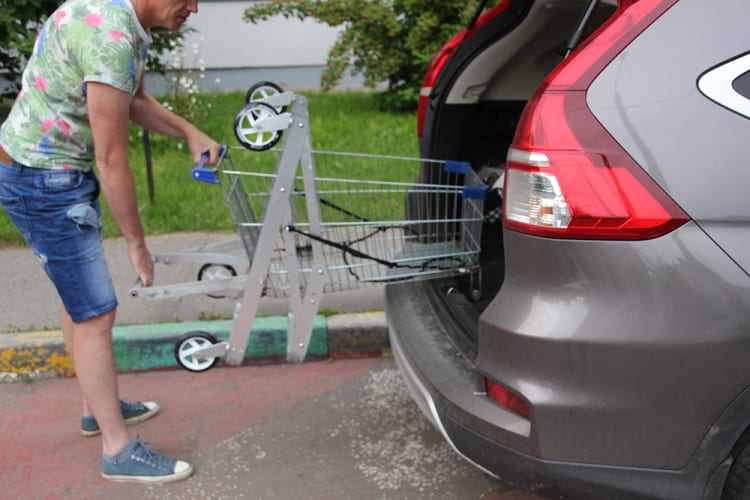 Personal Shopping Cart that Fits in Your Car’s Trunk