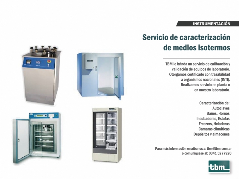 CARACTERIZACIÓN DE MEDIOS ISOTERMOS