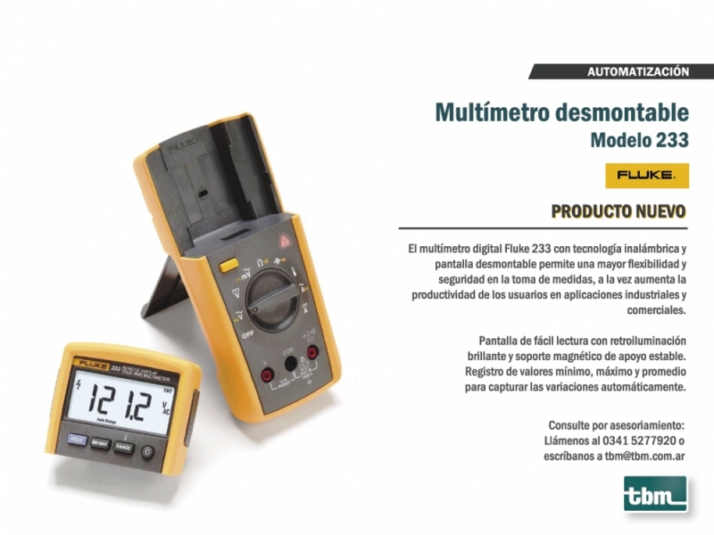 MULTIMETRO DESMONTABLE FLUKE