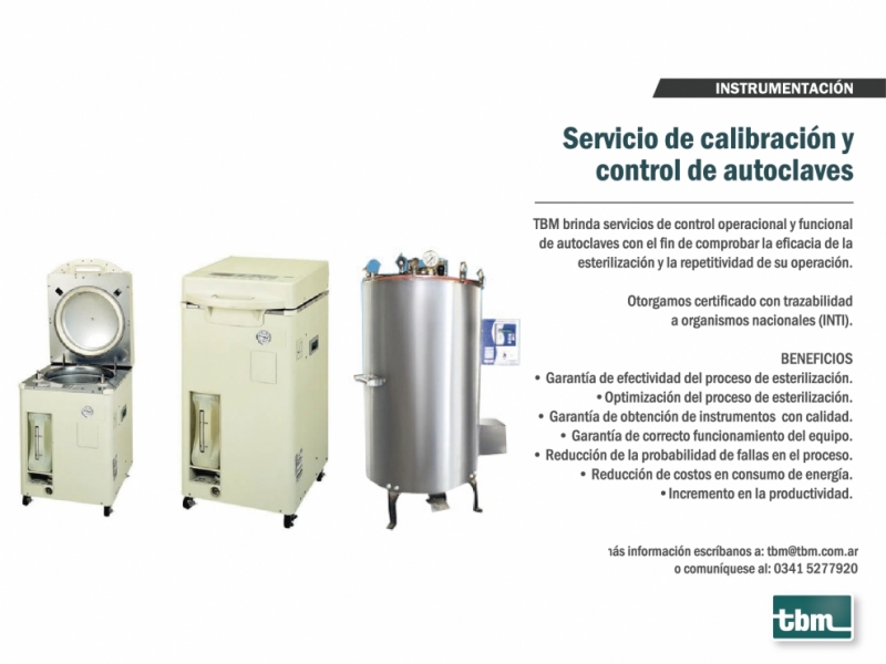 SERVICIO DE VALIDACIÓN DE AUTOCLAVES