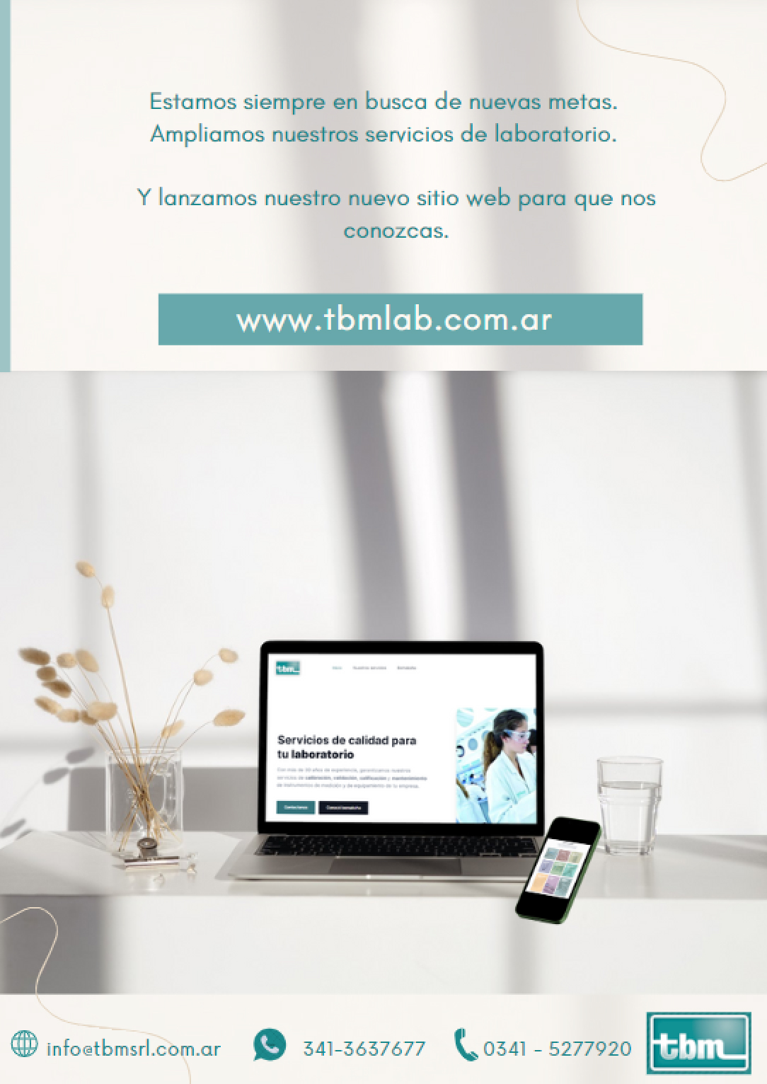 Lanzamiento del nuevo sitio web del laboratorio TBM