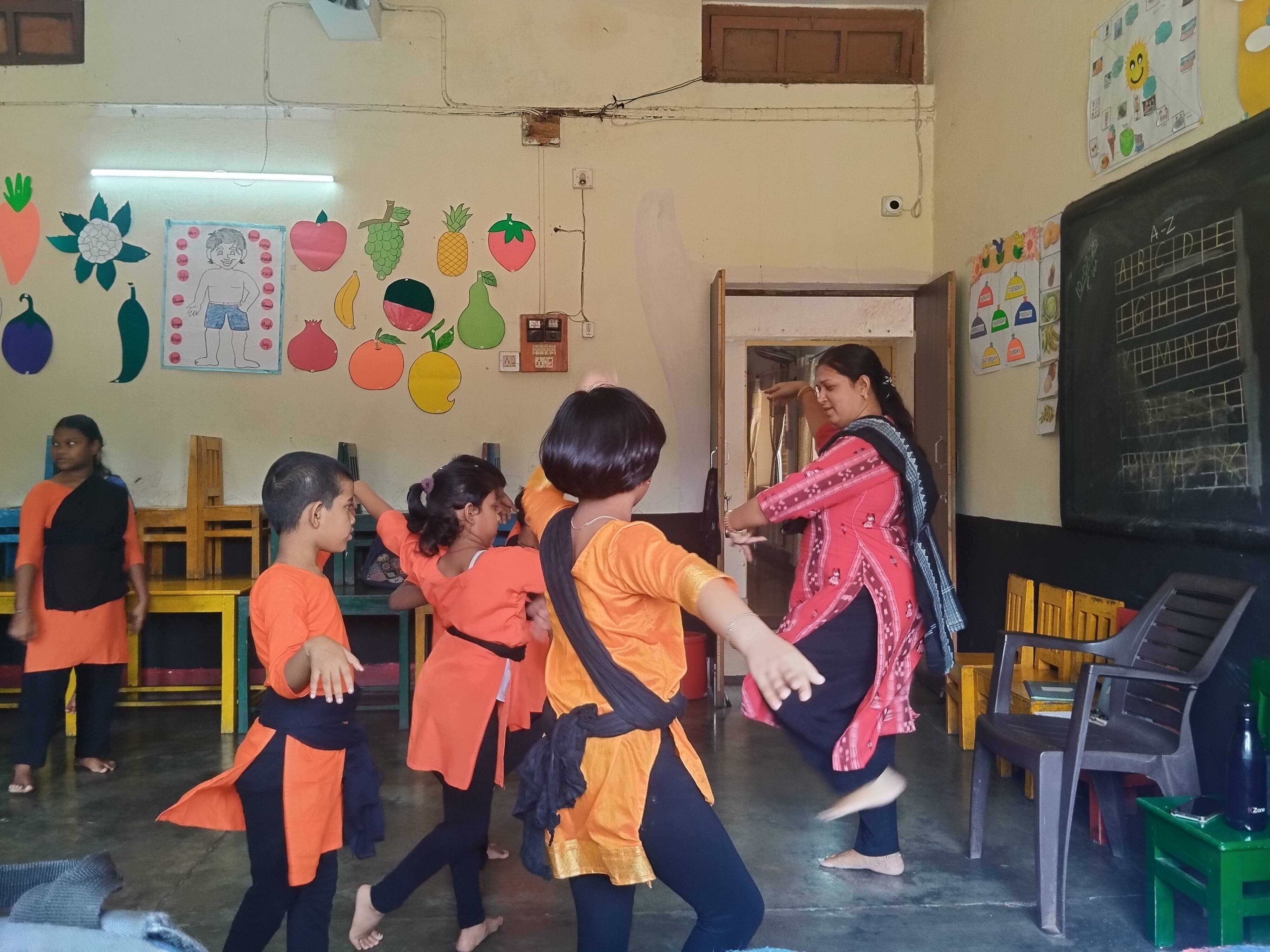 Dance class snapshot