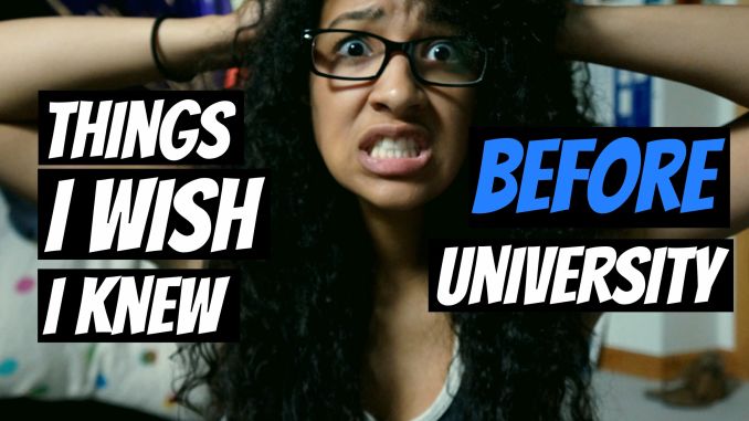 Things I Wish I Knew