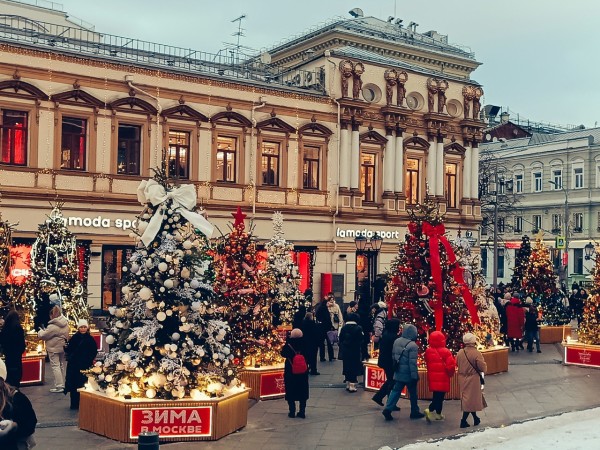 Москва. Волшебство первых дней года
