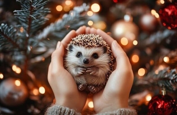 Новогодние ёжики и каша из топора