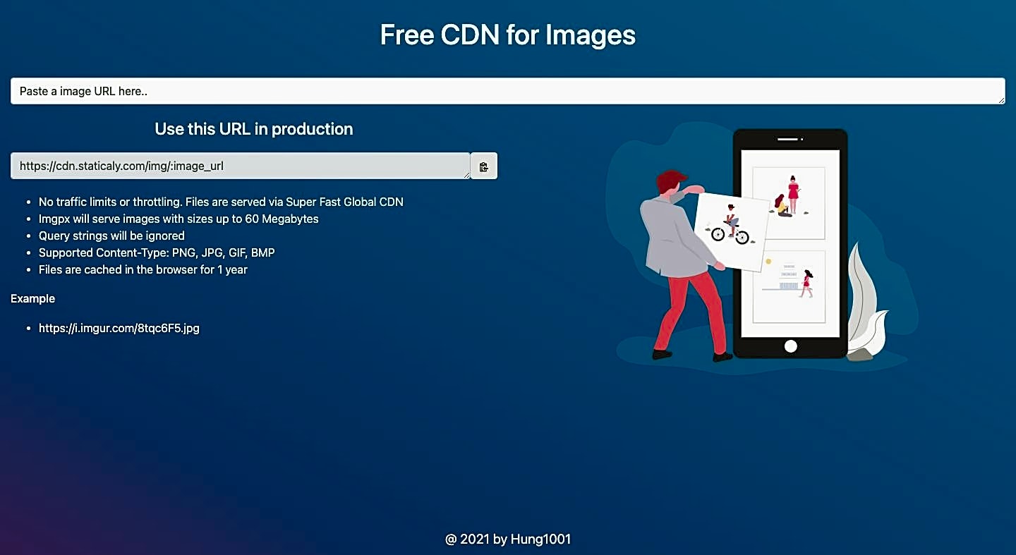 Miễn Phí CDN Cho Hình Ảnh