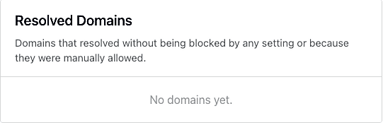 Resolved Domains