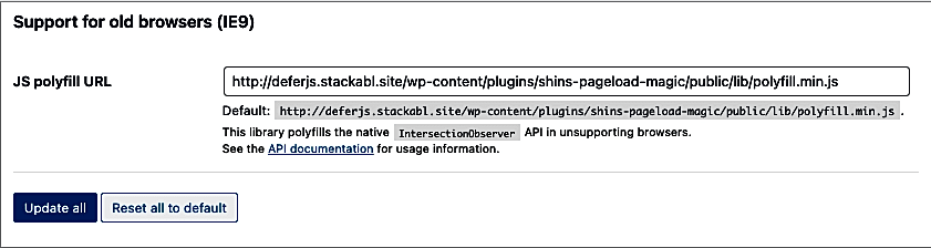 Support for old browsers (IE9)