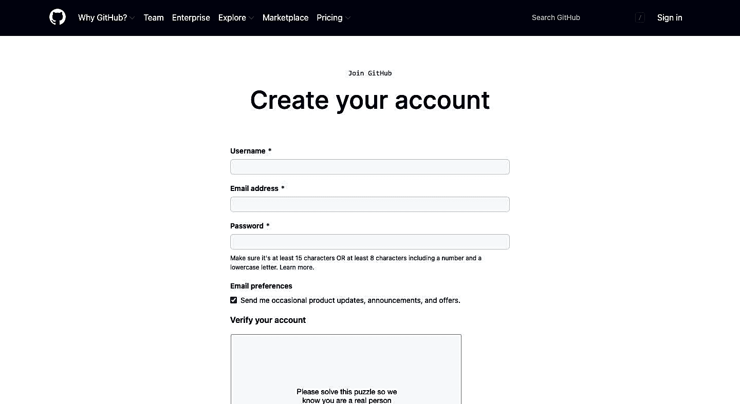 Tạo tài khoản Github