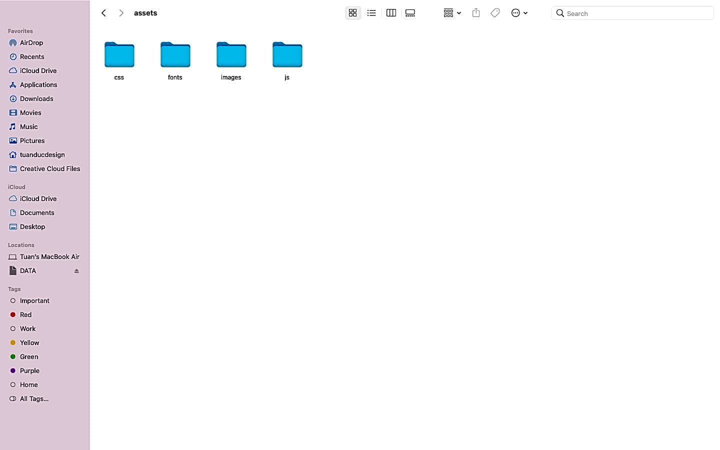 Tạo thư mục để lưu trữ file