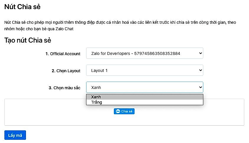 Zalo Color Share