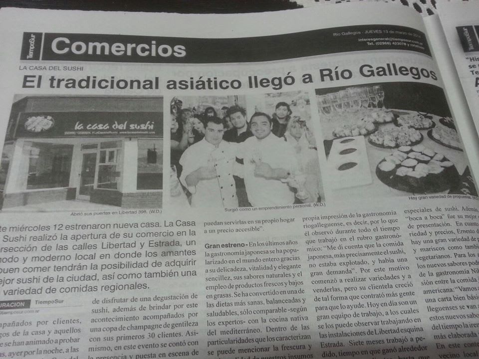 Press coverage in Río Gallegos: a chapter before Rio.