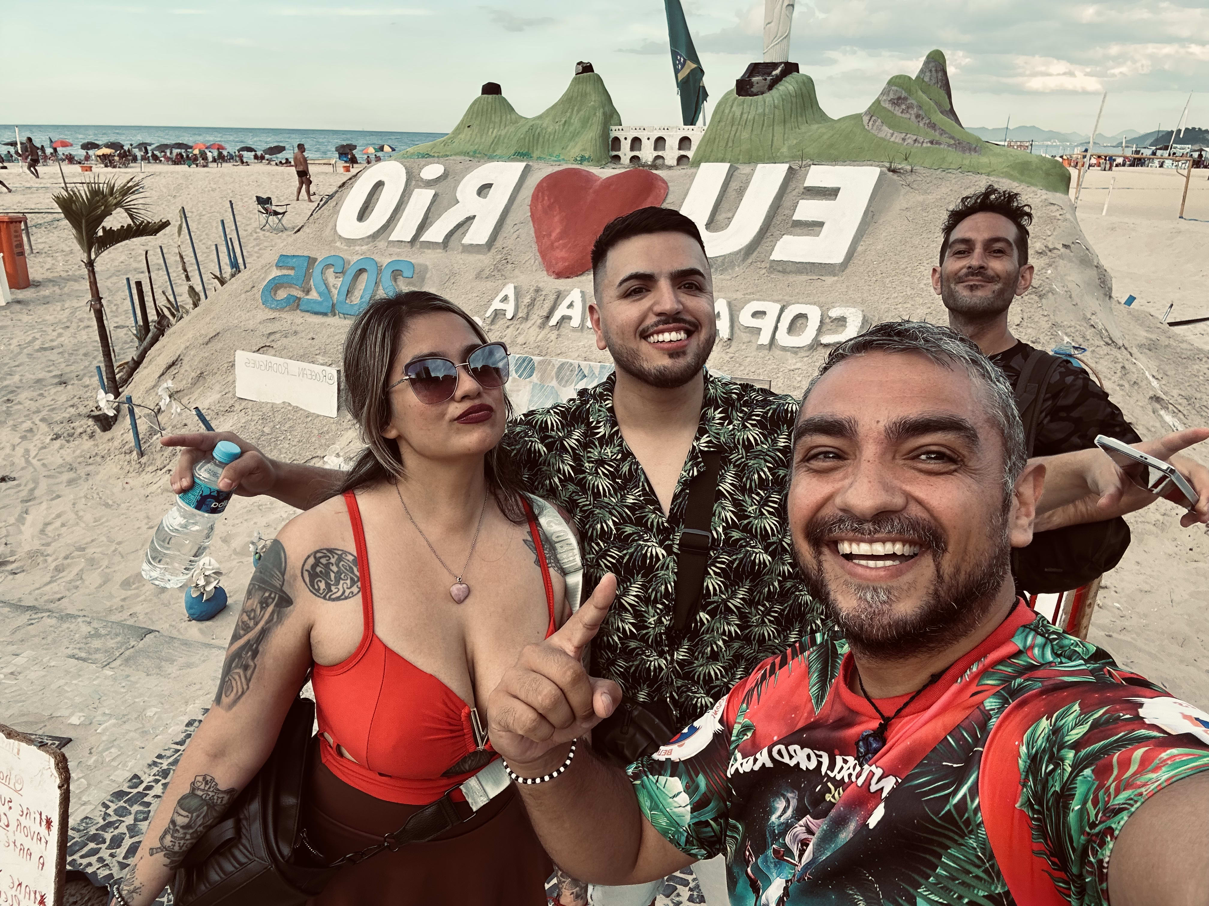 The conversations, advice and many friendships began on the beach.