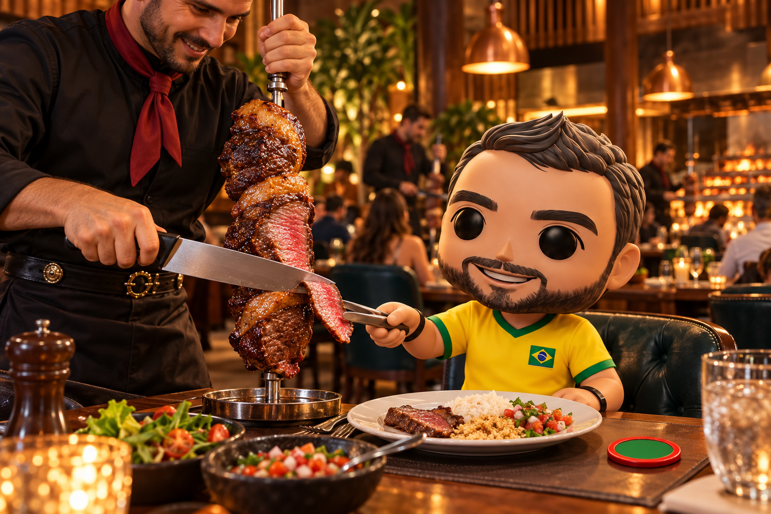 How a Brazilian rodízio works