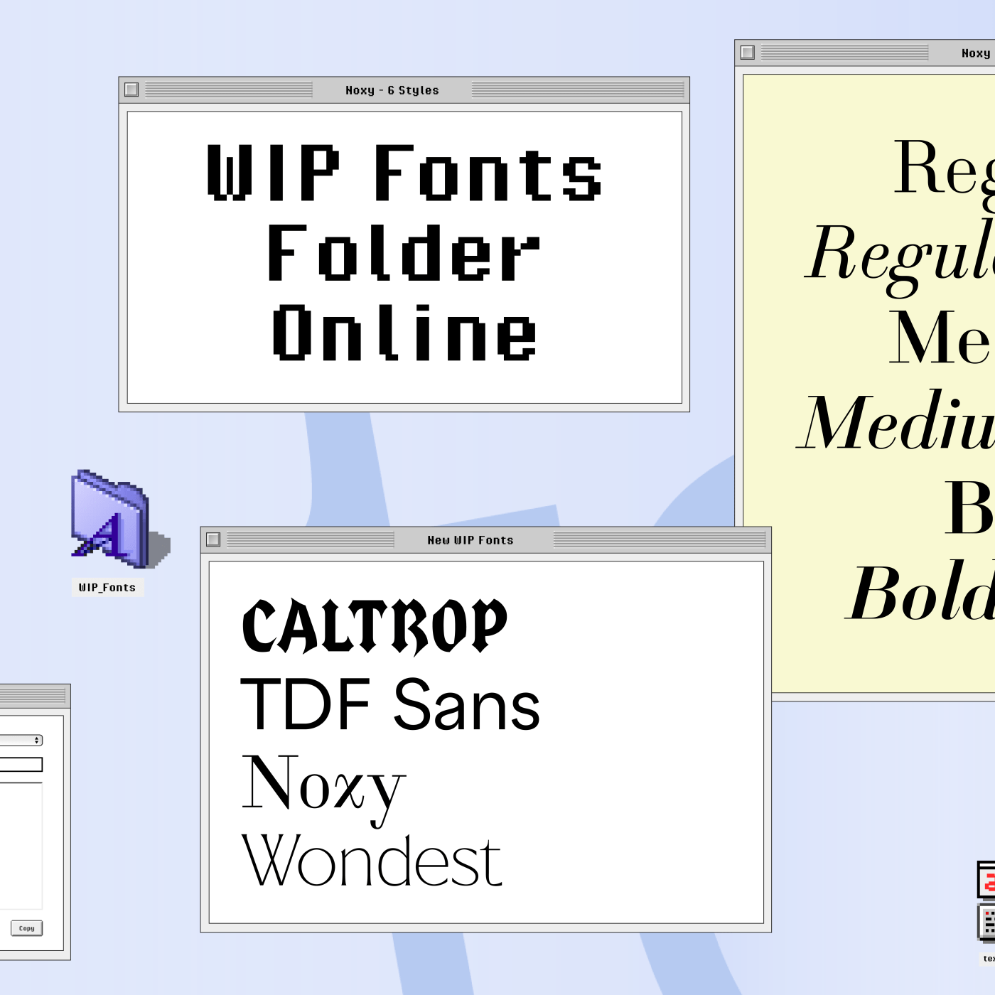 WIP Fonts Folder
