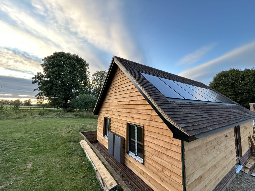 domestic install rear roof · 24 panels