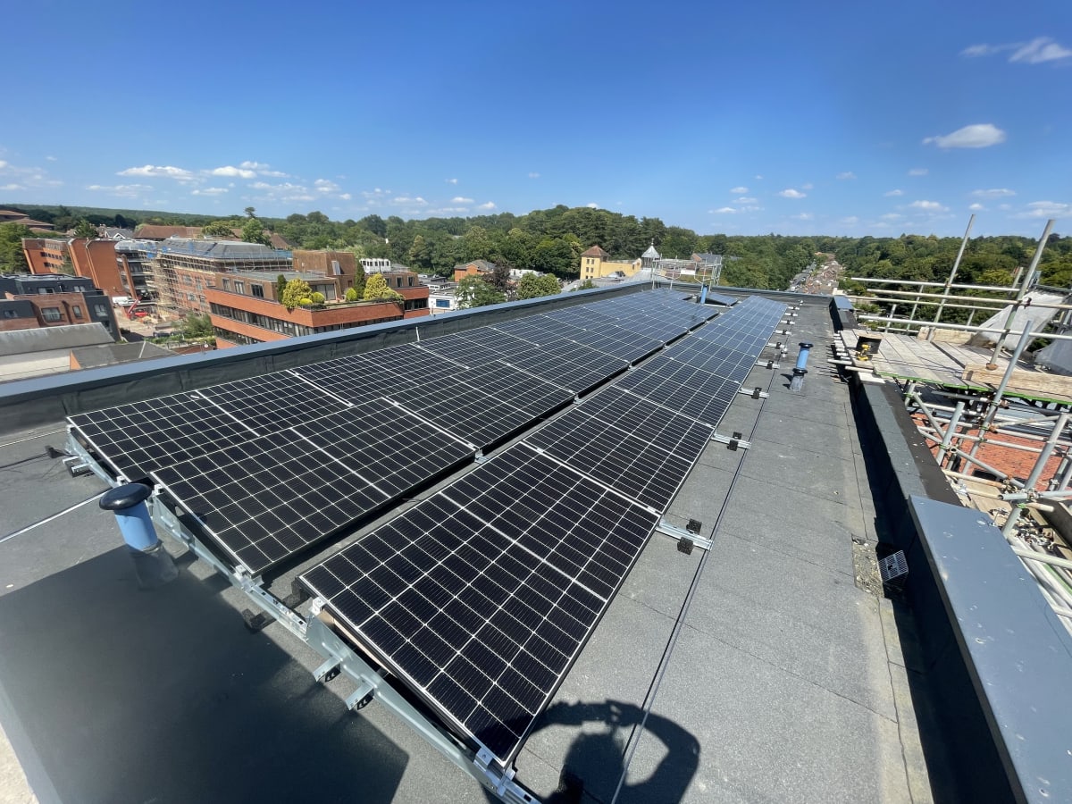 commercial install warehouse roof