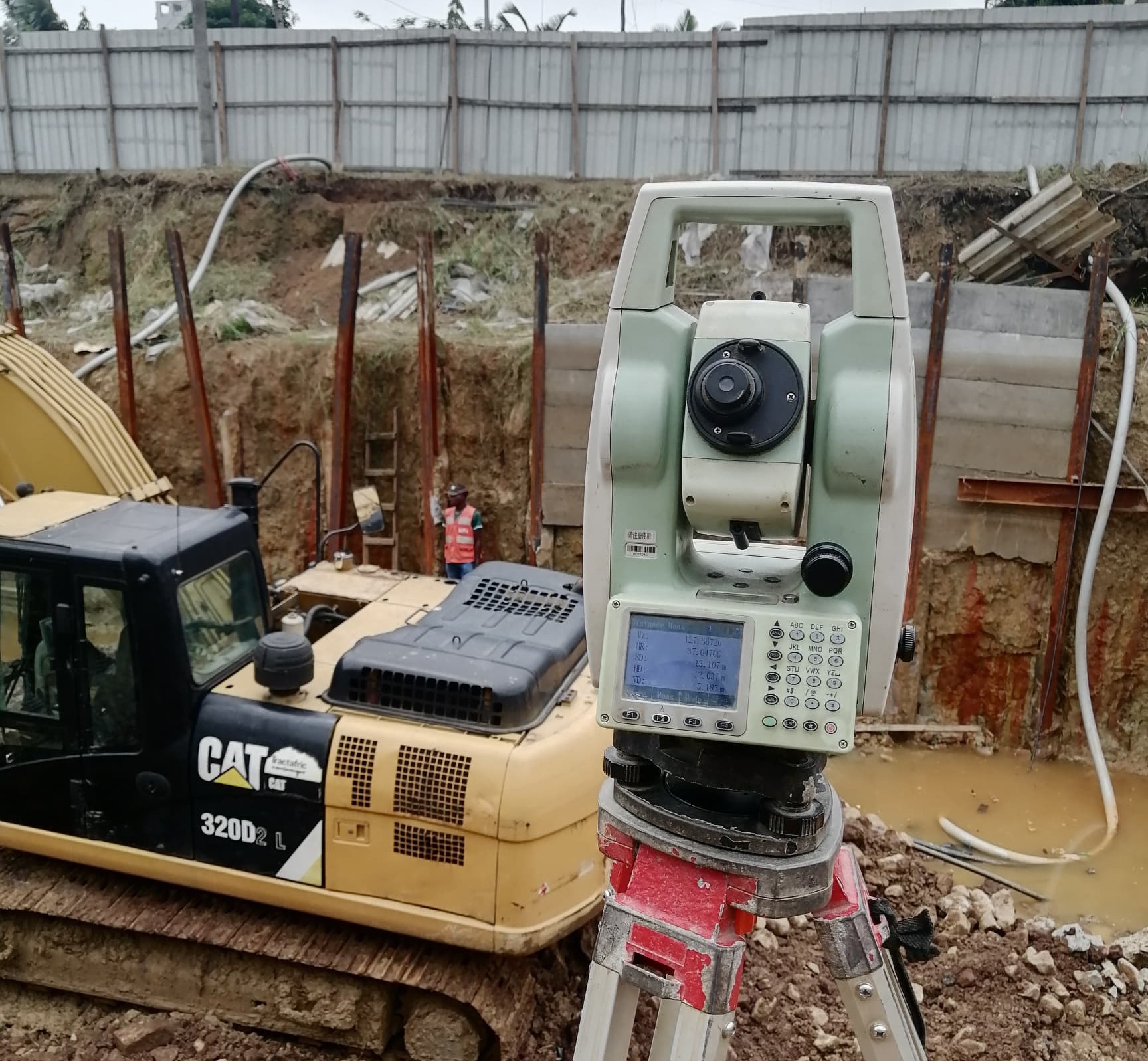 Banginic Suivi topographique d’un chantier project