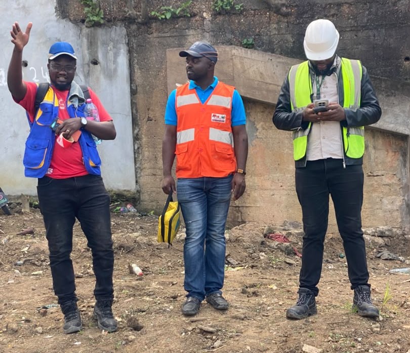 Banginic Levé topographique pour les travaux d terrassement project