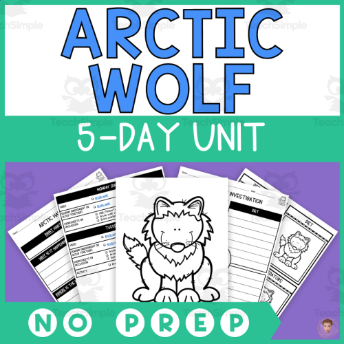 Arctic Wolf Unit Study (Arctic Animals Lesson Plan, Videos, Activities) by Teach Simple Arctic Wolf Unit Study (Arctic Animals Lesson Plan, Videos, Activities) by Teach Simple
