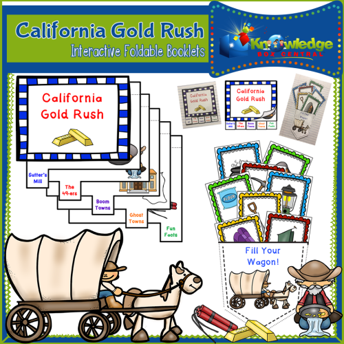 California Gold Rush Interactive Foldable Booklets - EBOOK by ...