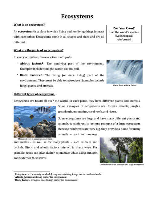 Science world worksheet answers