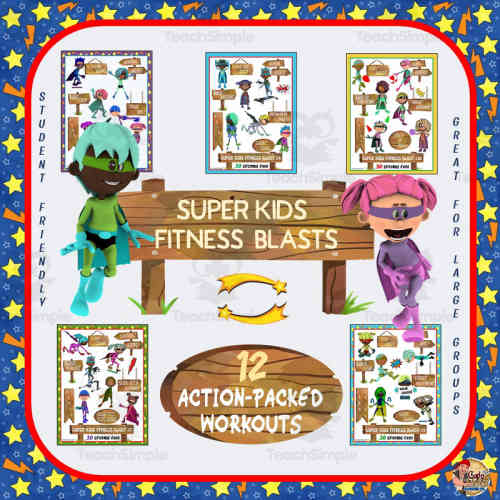 Fitness Blasts - Super Kids by Teach Simple