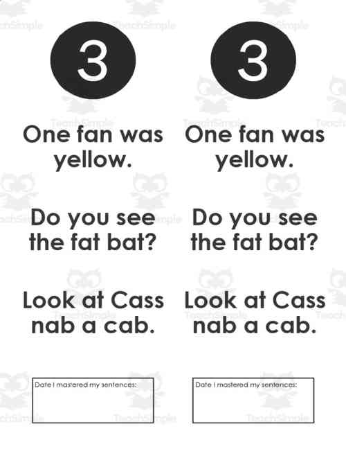 Sight Words + Fluency Sentences Booklet | 1st Grade Reading ...