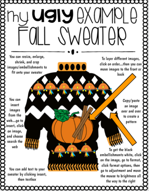 ugly autumn sweater