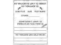 A Letter To My Teacher Writing Activity by Teach Simple