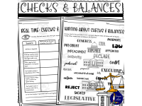 Checks and Balances Worksheets by Teach Simple