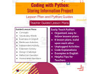 Coding with Python: Storing Information Project by Teach Simple