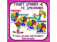 Fidget Spinner Boards: Yoga, Balance + Flexibility by Teach Simple