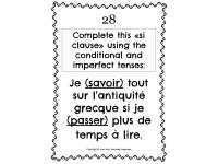 French Si Clauses - 2nd Conditional - 40 practice cards - Distance ...