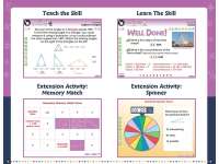 Geometry - Digital Lesson Plan Gr. 6-8 - FLASH-PC by Teach Simple