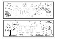 Months of the Year Classroom Labels ( French Version ) by ...