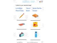 School Bag ESL Lesson Plan For Kids and Early Learners by Teach Simple