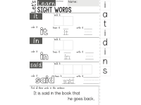 Sight Words Cut & Paste Pre-Primer by Teach Simple