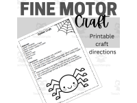 Spider Craft Template and Directions by Teach Simple
