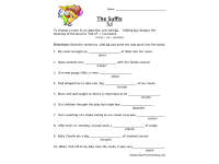 Suffix FUL Worksheet By Teach Simple