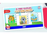 10 FREE PUZZLES | CUT AND PASTE preview