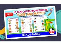 10 MATCHING WORKSHEETS | Look and Match preview
