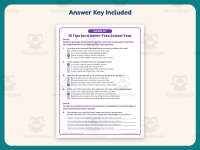 10 Tips for a Germ Free School Year Reading Worksheet – 4th Grade preview 3