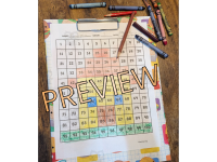 100 Chart Mystery Picture Reveal | House | Addition & Subtraction preview 2