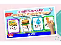 12 FREE FLASHCARDS | MULTIPLICATION 1 TO 12 | FREE RESOURCE preview