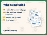 2-Dimensional and 3-Dimensional Shapes Worksheet – 1st Grade Geometry preview 5