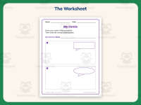 2 Rectangles Comic Strip Worksheet – 1st Grade Comic Strips Practice preview 2