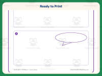 2 Rectangles Comic Strip Worksheet – 1st Grade Comic Strips Practice preview 7