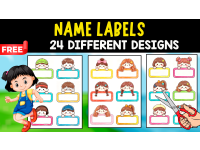 24 NAME PLATES FOR KIDS | DIFFERENT DESIGNS preview