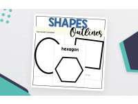 2D Shapes Outlines for Craft Templates preview